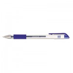 UNV39511 Roller Ball Stick Gel Pen, Blue Ink, Medium, Dozen UNV39511