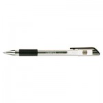 UNV39510 Roller Ball Stick Gel Pen, Black Ink, Medium, Dozen UNV39510