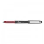 Sharpie Roller Roller Ball Stick Pen, Medium 0.7 mm, Red Ink/Barrel, Dozen SAN2101304