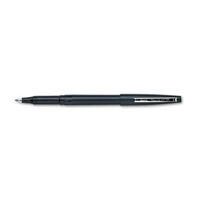 Pentel Rolling Writer Stick Roller Ball Pen, .8mm, Black Barrel/Ink, Dozen PENR100A