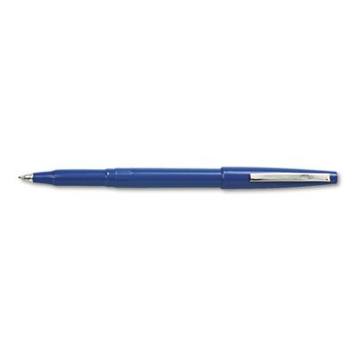 Pentel Rolling Writer Stick Roller Ball Pen, .8mm, Blue Barrel/Ink, Dozen PENR100C