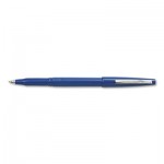 Pentel Rolling Writer Stick Roller Ball Pen, .8mm, Blue Barrel/Ink, Dozen PENR100C