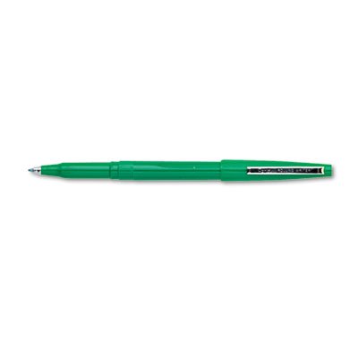 Pentel Rolling Writer Stick Roller Ball Pen, .8mm, Green Barrel/Ink, Dozen PENR100D