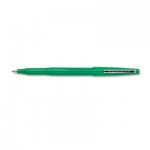 Pentel Rolling Writer Stick Roller Ball Pen, .8mm, Green Barrel/Ink, Dozen PENR100D