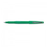 Pentel Rolling Writer Stick Roller Ball Pen, .8mm, Green Barrel/Ink, Dozen PENR100D