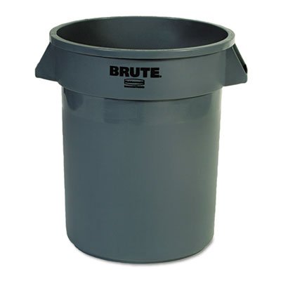 FG262000GRAY Round Brute Container, Plastic, 20 gal, Gray RCP262000GRA