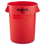 FG263200RED Round Brute Container, Plastic, 32 gal, Red RCP2632RED
