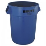 RCP 2632 BLU Round Brute Container, Plastic, 32 gal, Blue RCP2632BLU
