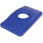 Round Cut Out Blue Lid 702511