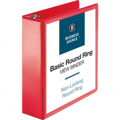 Business Source Round Ring Binder 09969