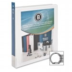 Business Source Round Ring View Binder 09953