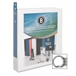 Business Source Round Ring View Binder 09955