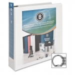 Business Source Round Ring View Binder 09957