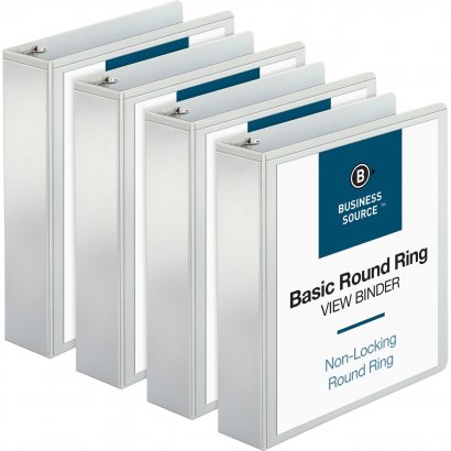 Business Source Round-ring View Binder 09957BD