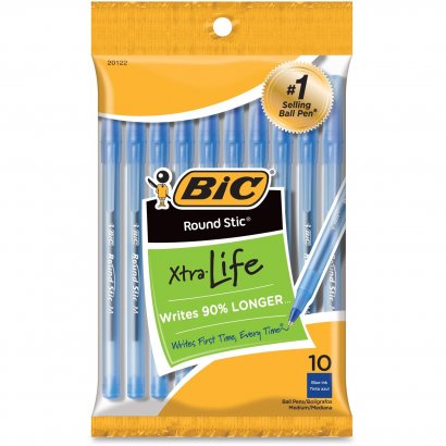 BIC Round Stic Ballpoint Pen GSMP101BE