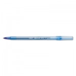 BIC Round Stic Xtra Precision & Xtra Life Ballpoint Pen, Blue Ink, .8mm, Fine, Dozen BICGSF11BE
