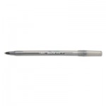 BIC Round Stic Xtra Precision & Xtra Life Ballpoint Pen, Black Ink, .8mm, Fine, DZ BICGSF11BK