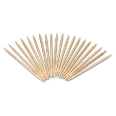 RPP R820 Round Wood Toothpicks, 2 3/4", Natural, 19200/Carton RPPR820
