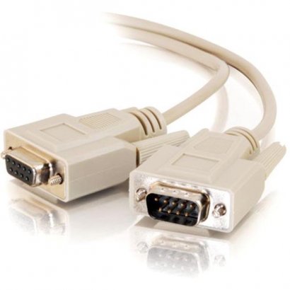 C2G RS-232 Serial Straight-through Extension Cable 17612