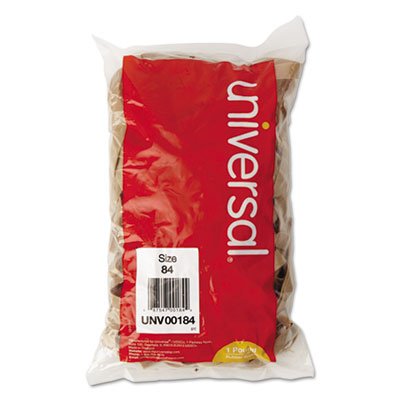 UNV00184 Rubber Bands, Size 84, 3-1/2 x 1/2, 155 Bands/1lb Pack UNV00184