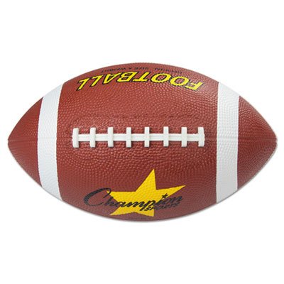 Rubber Sports Ball, Football, Official NFL, No. 9, Brown CSIRFB1