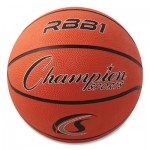 Champion Sports Rubber Sports Ball, For Basketball, No. 7, Official Size, Orange CSIRBB1