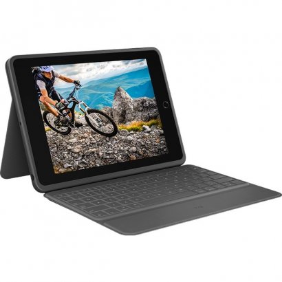 Logitech Rugged Folio The Ultimate Protective Keyboard Case for iPad (7th Generation) 920-009312