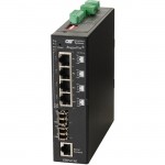 Omnitron Systems RuggedNet GHPoE/Mi Ethernet Switch 3307-1-24-2Z