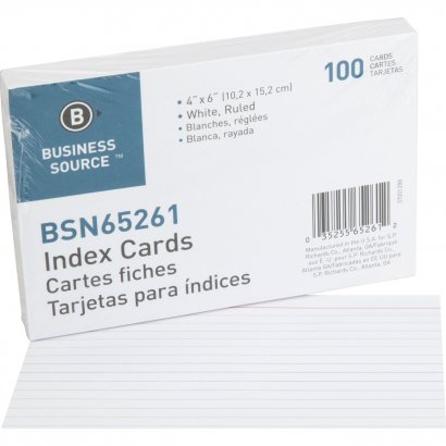 Business Source Ruled Index Card 65261