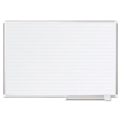 MasterVision Ruled Planning Board, 48 x 36, White/Silver BVCMA0594830