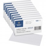 Business Source Ruled White Index Cards 65263BX