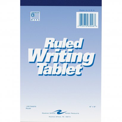 Roaring Spring Ruled Writing Tablet 63046