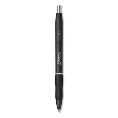 Sharpie S-Gel S-Gel Retractable Gel Pen, Bold 1 mm, Black Ink, Black Barrel, 36/Pack SAN2096181