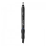 Sharpie S-Gel S-Gel Retractable Gel Pen, Fine 0.5 mm, Blue Ink, Black Barrel, Dozen SAN2096146