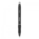 Sharpie S-Gel S-Gel Retractable Gel Pen, Fine 0.5 mm, Black Ink, Black Barrel, Dozen SAN2096145