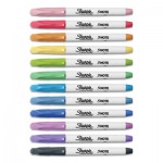 Sharpie S-Note Creative Markers, Chisel Tip, Assorted Colors, 12/Pack SAN2117329