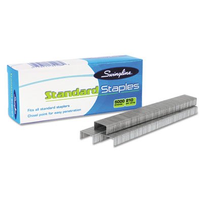 Swingline S7035108P S.F. 1 Standard Economy Chisel Point 210 Full-Strip Staples, 5000/Box SWI35108