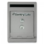 Sentry Safe Safe, 0.23 cu ft, 6 x 12.3 x 8.5, Silver SENUC025K