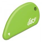 Slice Safety Cutters, Fixed, Non Replaceable Micro Safety Blade, Ceramic, Green SLI00200