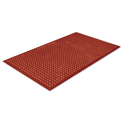 Crown Mats WS CT35TC Safewalk-Light Heavy-Duty Anti-Fatigue Mat, Rubber, 36 x 60, Terra Cotta CWNWSCT35TC