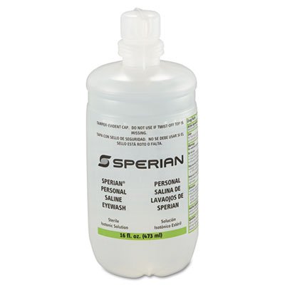 FND 3200045400CT Saline Personal Eyewash Bottles, 16oz, 12/CT FND320004540CT