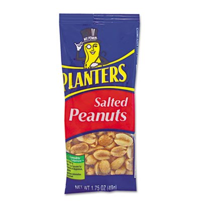 Salted Peanuts, 1.75oz, 12/Box PTN07708