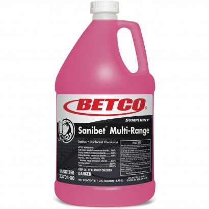 Betco Sanibet Sanitizer Disinfect Deodorizer 2370400