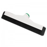 Sanitary Standard Floor Squeegee, 18 Inch Blade, White Plastic/Black Rubber UNGPM45A