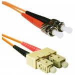 SC to ST MM Duplex Fiber Cable SCST-4M-ENC