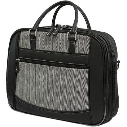 Mobile Edge ScanFast Herringbone Element Briefcase - Large MESFEBHL