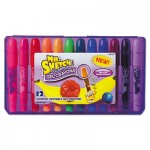 Mr. Sketch Scented Crayons, Gel, Assorted, 12/Pack SAN1951333