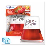 BRIGHT ir BRI 900022 Scented Oil Air Freshener, Macintosh Apple and Cinnamon, Red, 2.5 oz, 6/Carton BRI900022CT