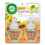 Air Wick 62338-85175 Scented Oil Twin Refill, Hawai'i Exotic Papaya/Hibiscus Flower, 0.67 oz, 6/Carton RAC85175CT
