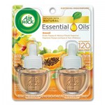 Air Wick 62338-85175 Scented Oil Twin Refill, Hawai'i Exotic Papaya/Hibiscus Flower, 0.67 oz, 6/Carton RAC85175CT